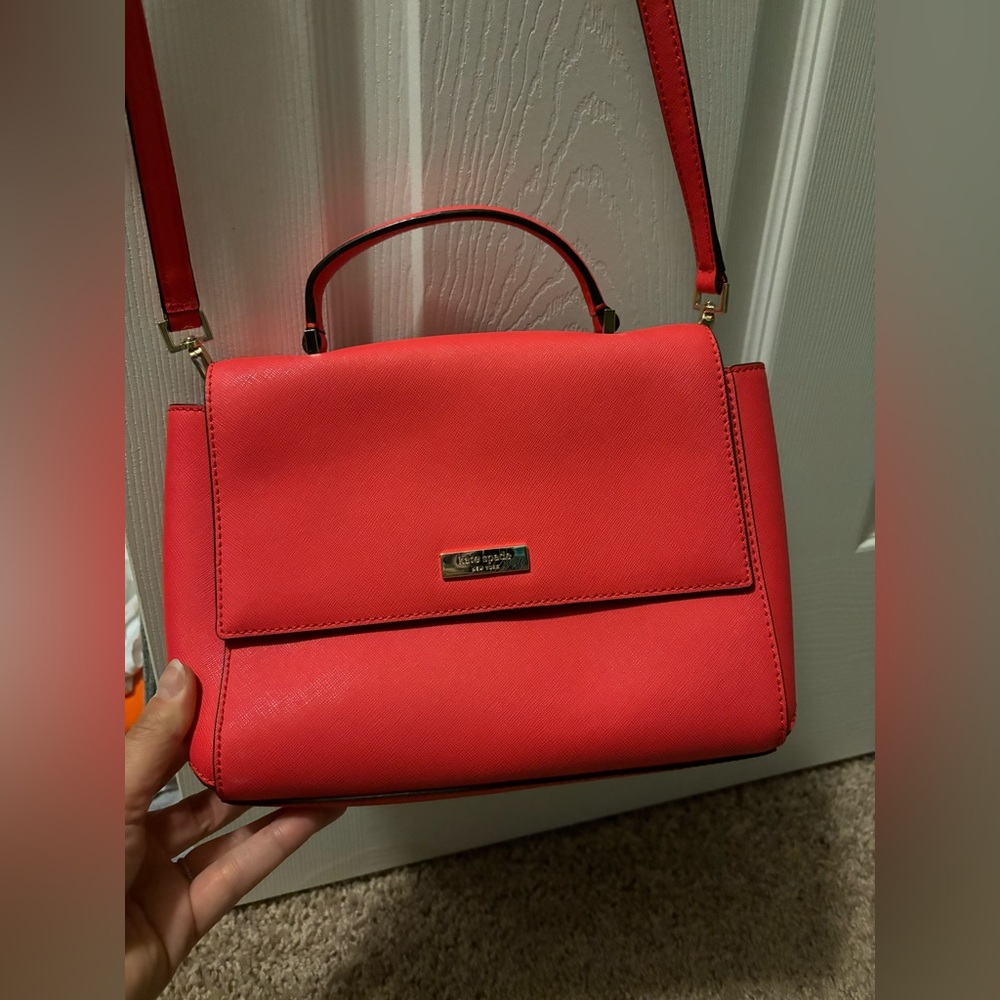 Kate Spade pink crossbody purse like new